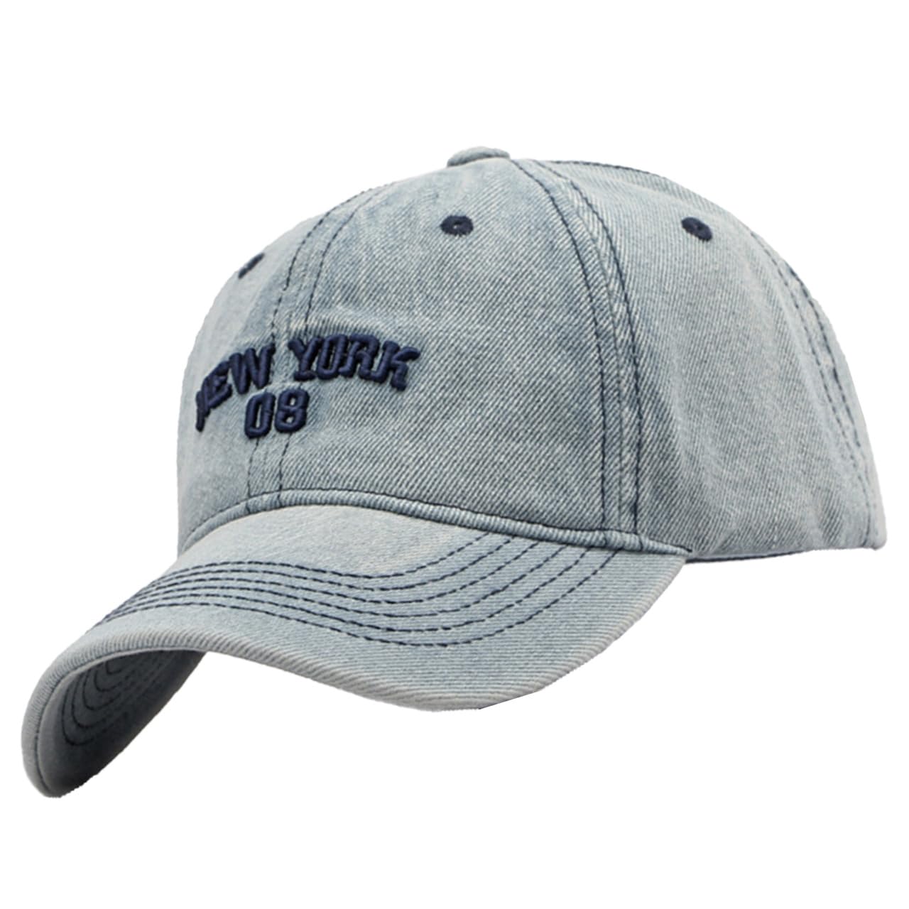 

One Limitation English Logo Vintage Trendy Cold Weather and for Men and CP719 Cap, Cotton, Windproof, Women, (Light Blue)