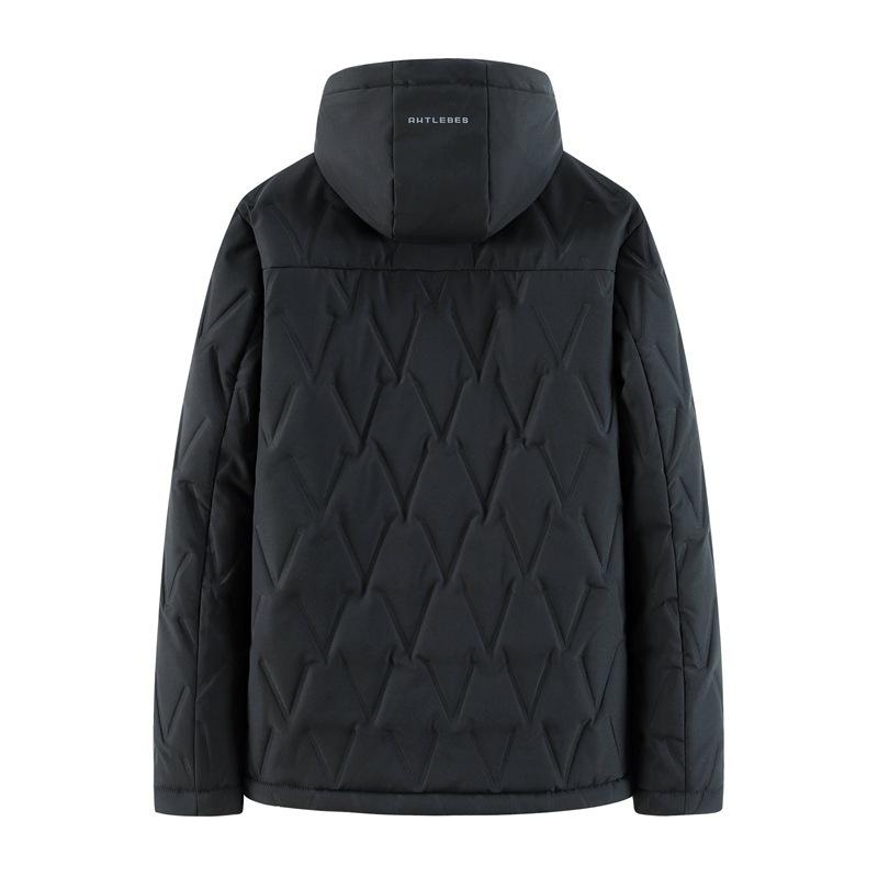 Autumn and Winter Plus Size Middleaged Men Thick Velvet Loose Short Casual Zipper Jacket Detachable Hooded Warm Casual Windproof Versatile Outerwear