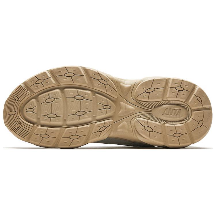 New Anta Little Millennium Anti Slip Wear Resistant Low Top Casual Shoes Men's Beige Gray 112518812-6