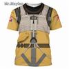 Darth Vader Cosplay Kostüm T-Shirt 3D Vollständig bedruckt Herren T-Shirt Neue Mode Kurzarm