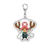 Portachiavi Ciondolo in Acrilico Anime One Piece Luffy Chopper Zoro Roronoa Accessorio per Zaino Alta Qualità Bel Design