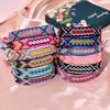 12 Kleuren Bohemia Vriendschap Kwastje Armband voor Vrouwen Mode Katoenen Touw Weven Zomer Strand Boho Meisjes Armbanden