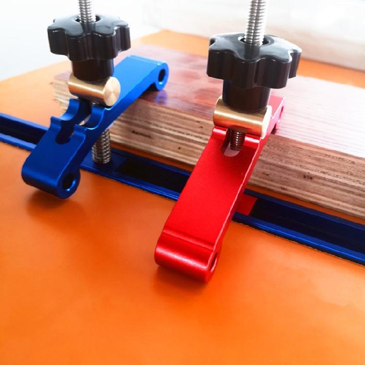 Universal Woodworking Quick Acting for T Slot Block Clamp Pressboard T-Track Cla