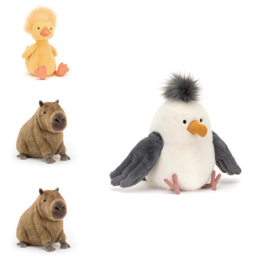 Amuse Plüschpinguin mit explodierendem Haar, weiche Tierfigur für Kinder und Sammler