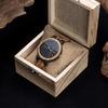 BOBO BIRD Men's Wood Watch, Analog Quartz Movement, Week Display, Lightweight, Handmade Wooden Watch for Men