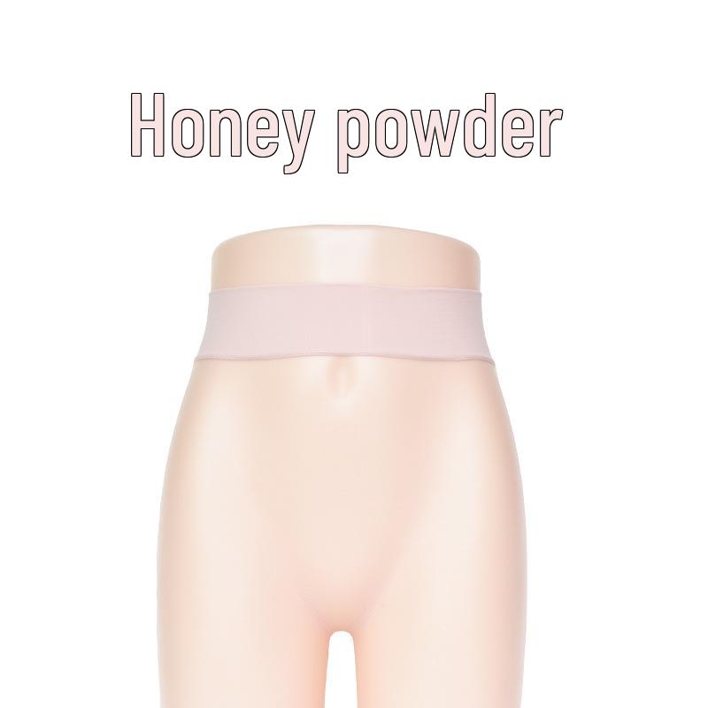 1D Ultra-Thin Seamless Anti-Snagging Transparent Silk Pantyhose - Black Tights