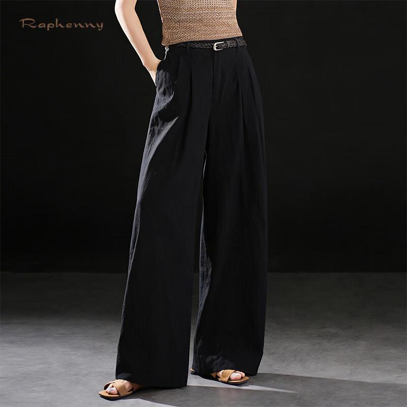 Women s Minimalist Drape Wide-Leg Trousers 28