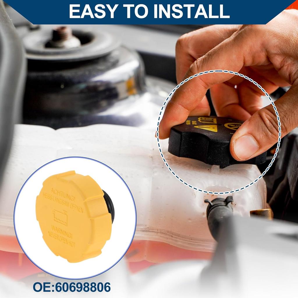 No.60698806 Coolant Cap for Opel for Astra 2005-2010 for Saab 9-3 2003-2015 Coolant Reservoir Cap 1 Pcs