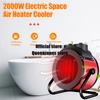 Industrial Heater Portable Waterproof PTC Heating Electric Space Air Heater Fan Winter Warmer Home Office