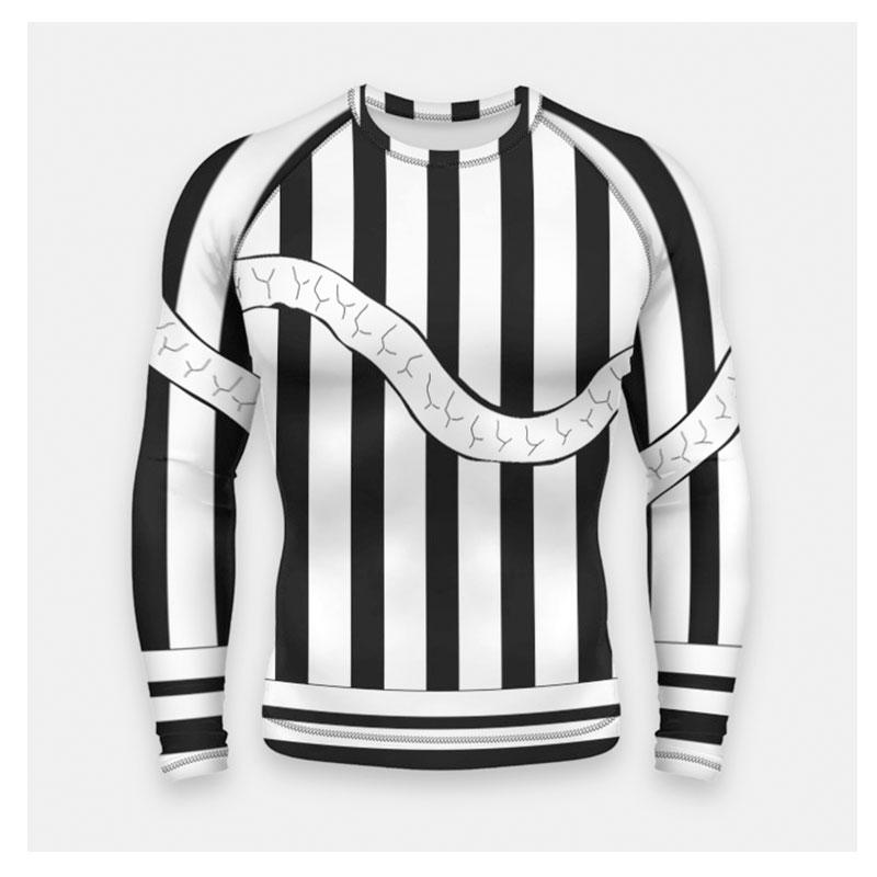 Pánské tričko s 3D potiskem, hip-hopovým kulatým výstřihem a dlouhým rukávem, módní avantgardní ležérní minimalistické tričko