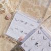 Tomoni Luxury French Lace Nail Rhinestones - Mosaic Round Arc Full-Edge Decoration