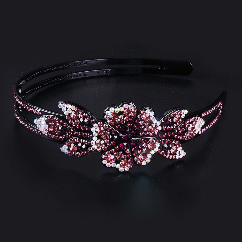 Girl Headband Domand Hair Hoop Korean Hairbands Women Hair Hoop Rhinestone Headband Flower Headband