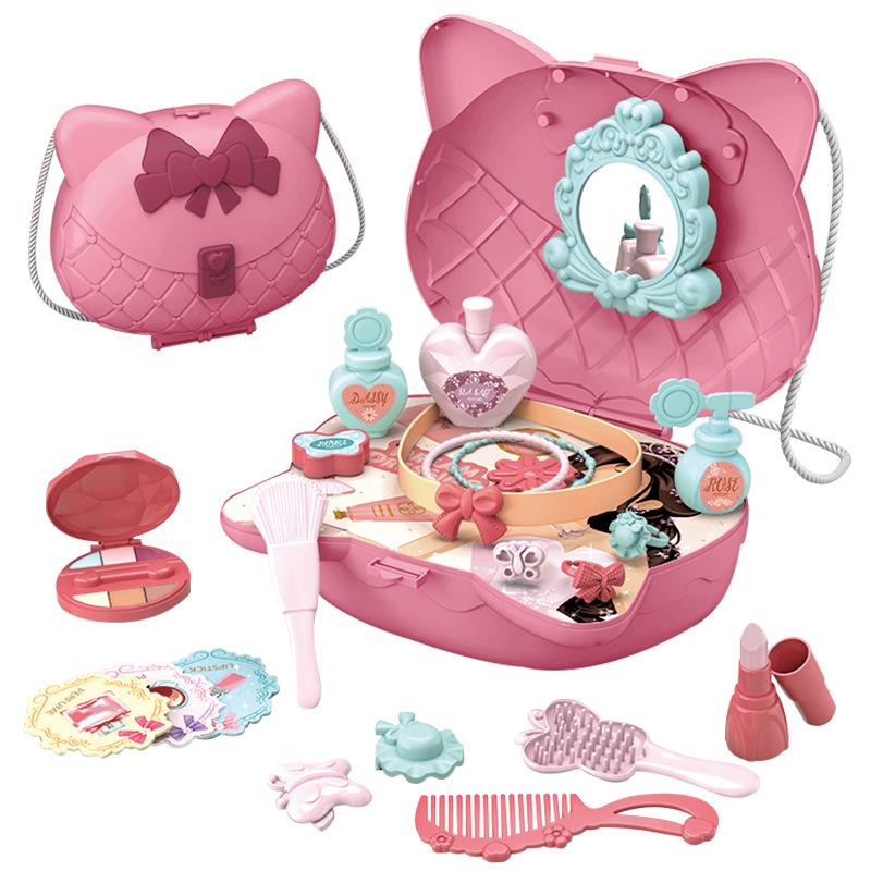 Children'S Shoulder Bag Play House Cosmetics Dressing Toy Set, Simulated Messenger Bag Little Doctor Toy
