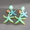 Shell Starfish Bohemian Dangle Earrings Temperament Ear Pendant  Vacation