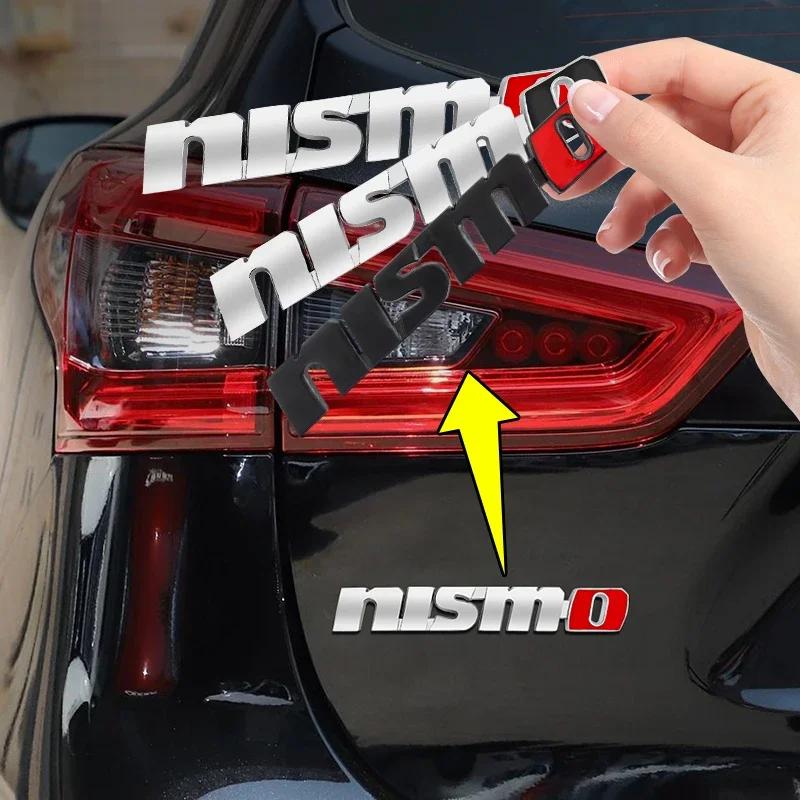 Nismo Letter Emblem Autoaufkleber Emblem Heckklappenaufkleber dekorieren universelles Logo für Nissan NISMO modifizierte Autozubehör Aufkleber