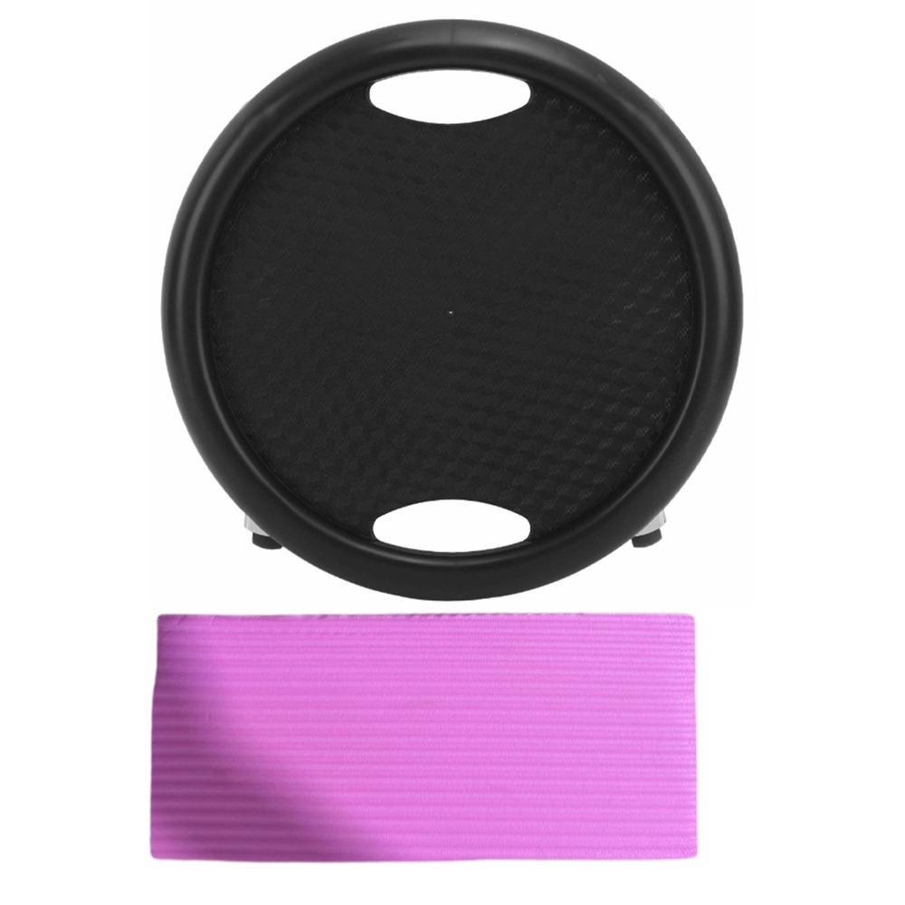 6pcs Anti-Slip Texture Abdominal Exercise Board Silent Wheels Workout Skateboard  Home Fitness