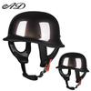 German-Style Motorcycle & Electric Scooter Safety Helmet for Men & Women - Skull Cap Design