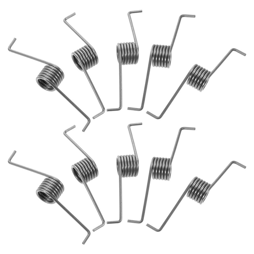 10pcs Small Torsion Spring Trash Can Spring Outdoor Camping Home Hand-Press Foot Pedal Storage Bucket Lid Opening Push Switch