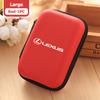 For Lexus Car Earphone Holder Case Storage Portable Headphone Memory Card USB Data Cable Bag UX250h RX450h CT200h RX400h NX LX
