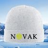 Tennis Ball,letters Name Black Background Design Men Women Unisex Knitted Hat Beanie Pullover Cap Winter Thermal Warm Christmas