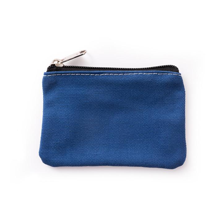 DIY Lerretsveske Glidelås Myntnøkkelveske Kvinner Menn Håndholdt myntveske liten lommebok