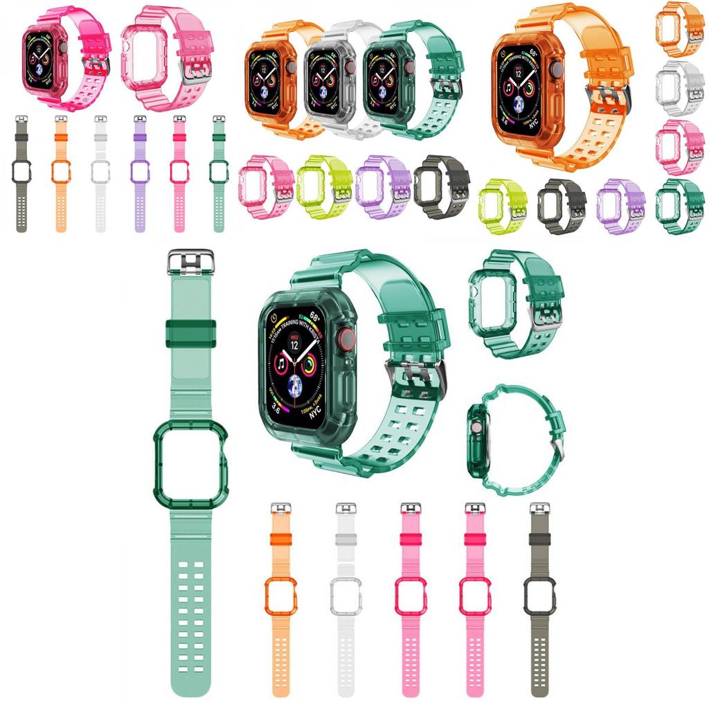 Transparentes Apple Watch Armband Bequem Robust Und Atmungsaktiv