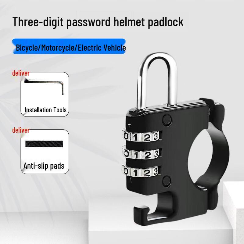 Motorcycle Helmet Lock