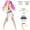 K-POP Demon Hunter Girl Group Cosplay Costume: Mira, Lumi, Zoe Children’s Attire