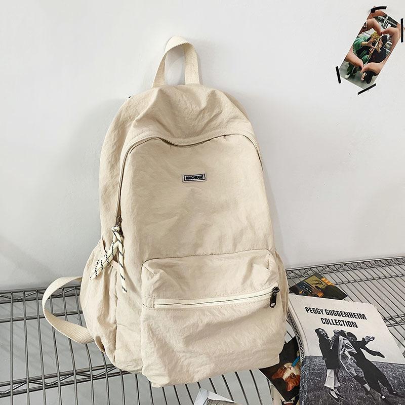 Schoolbag1011 tide brand FOG double line large capacity high street canvas backpack tide brand men's and women's high street school bag