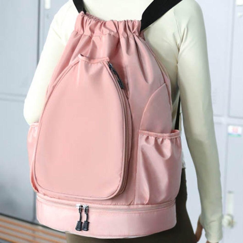 with Shoes Pocket Badminton Sports Bag Large Capacity Gym Pack Outdoor Sports