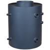 Turbodímio de água com aquecedor vertical com bobina