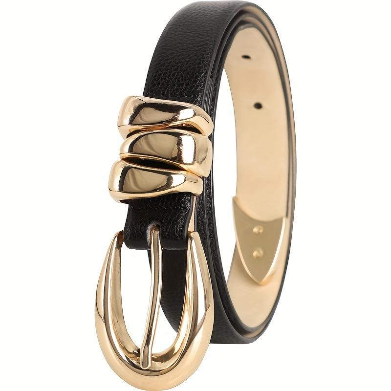 Ladies Belt High Quality Pin Buckle Belt Premium Retro Simple Belt