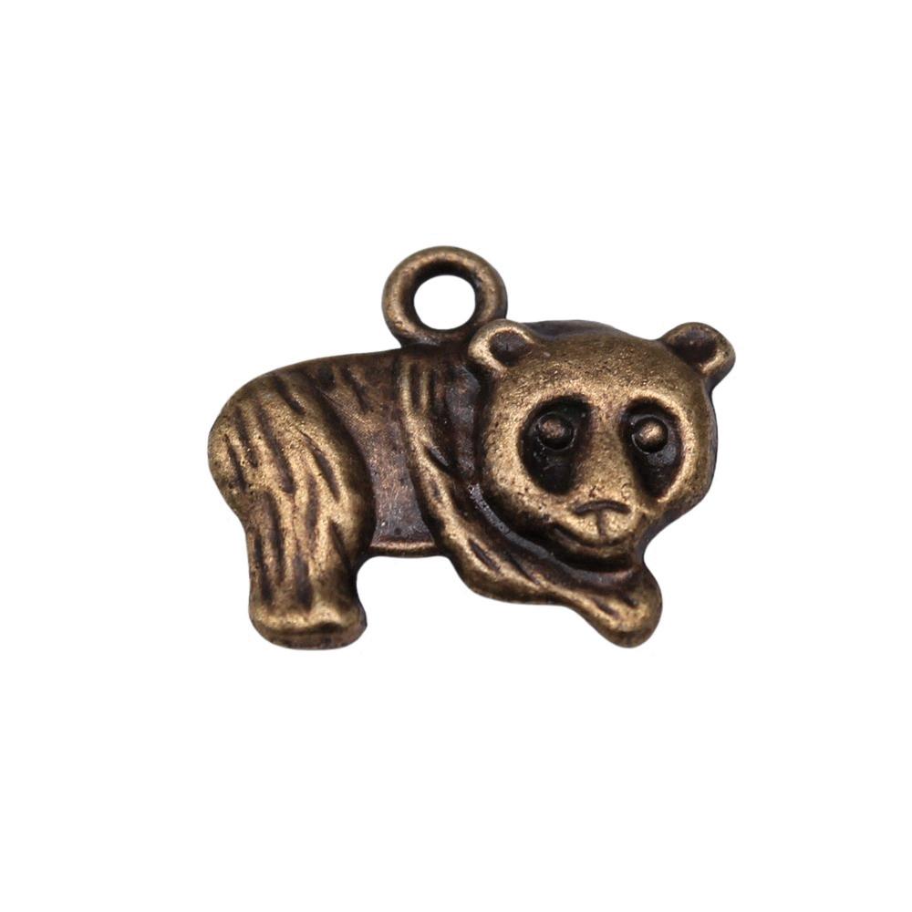 Bear Pendants Metal Animal Charms Panda For DIY Bracelet Necklace Earrings Accessories