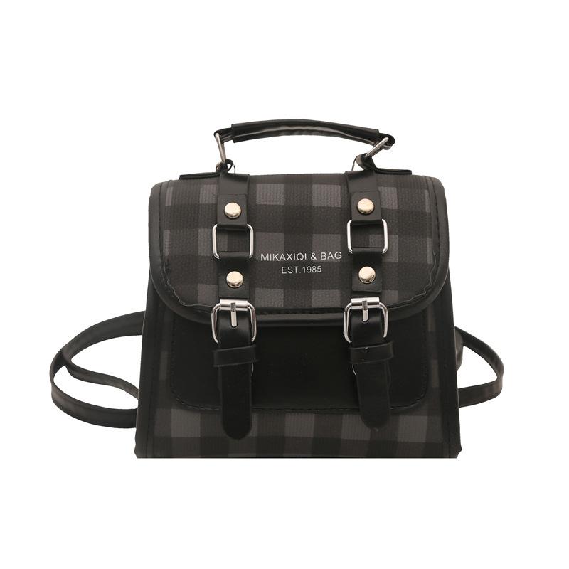 Простая и модная женская повседневная клетчатая весенне-летняя новая трендовая сумка-клатч для отдыха, путешествий, модного иностранного стиля, портативная, маленькая квадратная