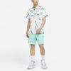Air Jordan Tie-Dye Print Loose Knit Short Sleeve T-shirt Men Tops Pine-Green DQ3903-101
