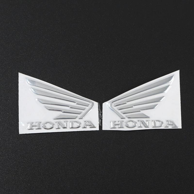 CKU5 Honda Sticker Logo Wing 3D For Motorcycle Decoration motorbike stickers Fuel Tank Body Tail Wing Side Pcx160nss 350pcx 125cbr