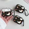 Cute Cat Wearing Mushrooms Earphone Cases Cover Case For Airpods 1 2 Pro3 3 Pro2 Pro 4