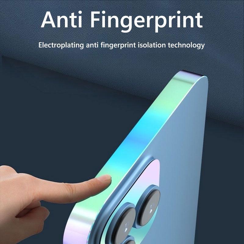 For iPhone 16 Pro Max 16e 15 Pro Max 14 Pro Max 13 Plus 13 Mini 12 Pro Max Glow In The Night Frame Sticker Film + Camera Lens Protection