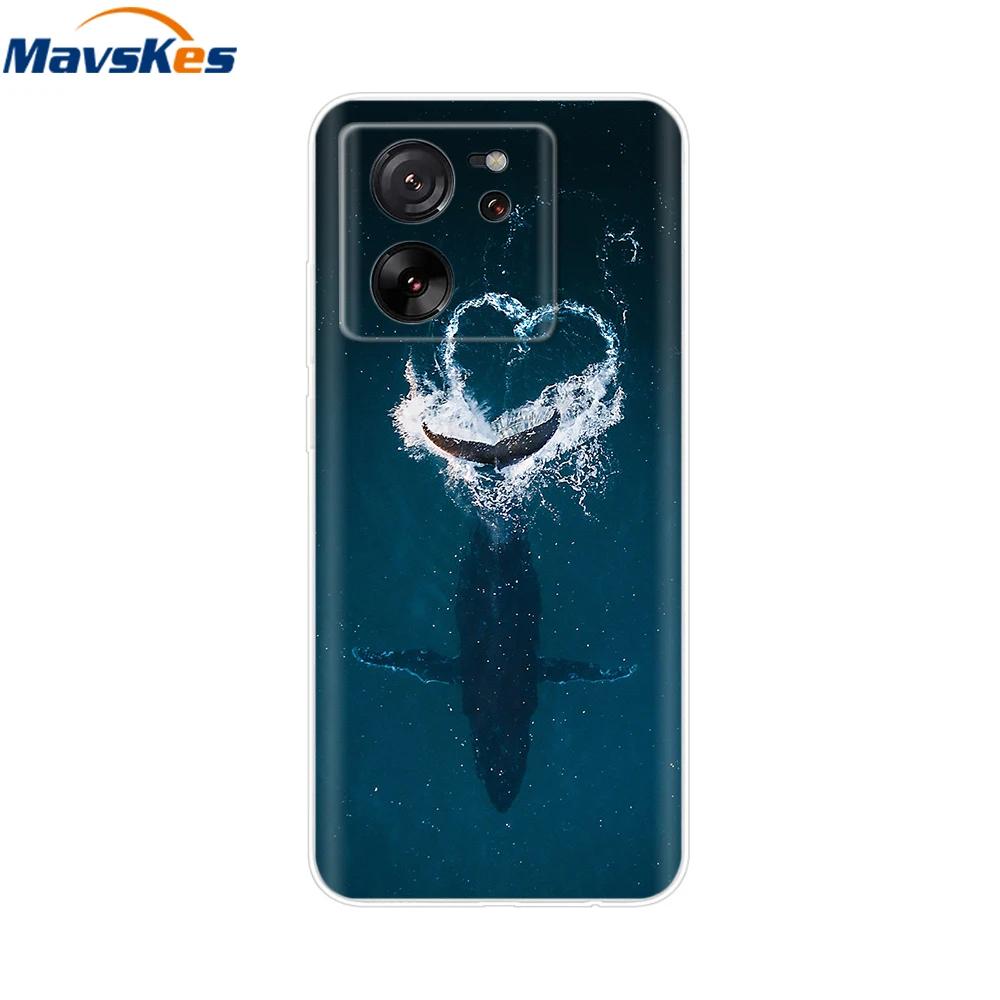 Mobile Phone Bag Case For Xiaomi 13T Case Mi13T Soft Silicone Cover For Xiaomi 13T Pro Clear Bumper For Xiaomi Mi 13T Pro Coque