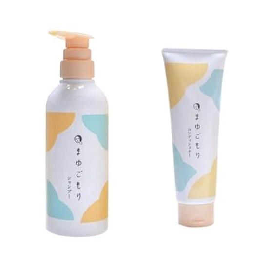 Yojiyah Official Eyebrow Care Shampoo 400ml + Hair Conditioner S 250g Floral Scent Natural Moisturizing Ingredients Hydration Shine Manageability Curl