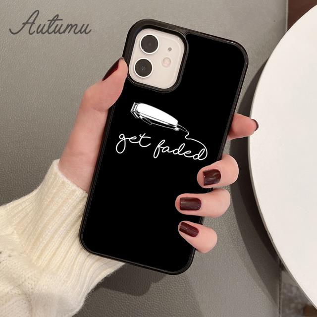 Barber Pole Scissor Phone Case for iPhone 17 Air 15 16 16e 11 12 13 14 Pro Max Plus coque Fundas Shell