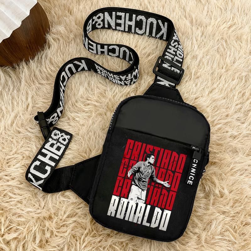 Süße Cartoon-Fußballstar-Kinder-Umhängetasche Multifunktionales Outdoor-Brusttasche Für Jungen Mädchen Reise-Geschenk