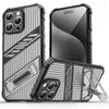 Compatible with Apple iPhone 12 13 14 16 15 Pro Max 11shockproof phone case iPhone14 15 16Plus invisible stand camera protection