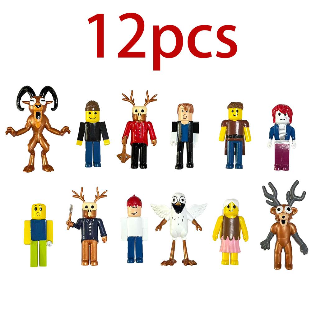 figure 99 Nights In The Forest Deer Toys Forest Monster Owl Goat Model Blocks Christmas birthday Figurine Plastic Gift