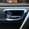 4PCS Fits Toyota Corolla 2014-2018 Blue Titanium Interior Door Handle Cover Trim