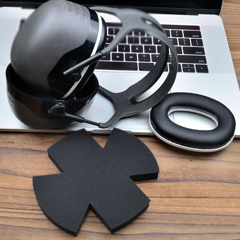 1pair Hygiene Replacement Foam Cushions For X5A/Model X5A/37274(AAD) Headsets for Noise Cancelling Ear Muff