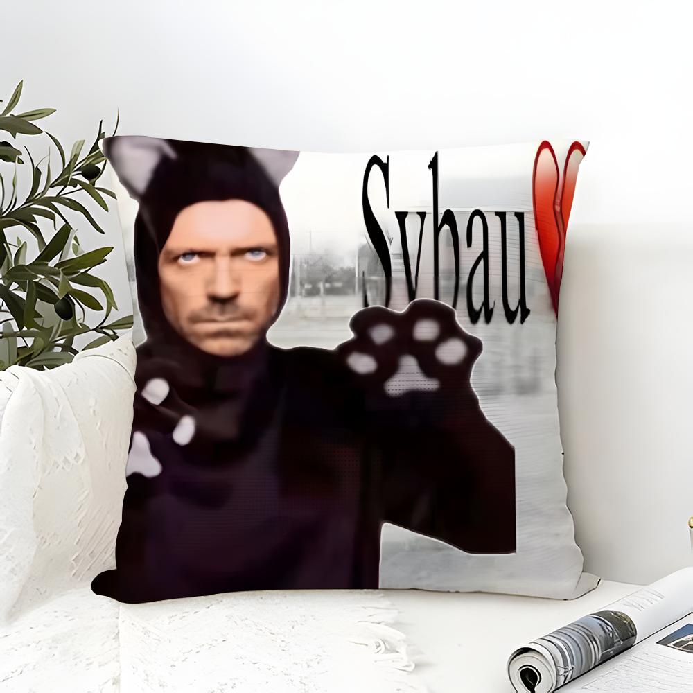 Funny house rat meme Pillow Case linen pillow case sofa home decor cushion cover cushion cove