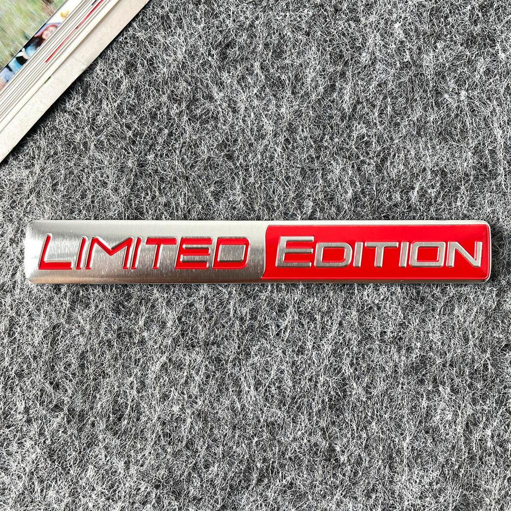 Autocollants de Voiture Édition Limitée Logo 3D Aluminium Badge de Moto Garde-boue Latéral de Voiture Coffre Arrière Emblème Autocollant