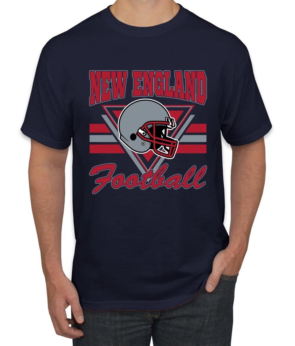 New England Football Helmet Men s T- Shirt 2XL