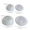 Jewelry Storage Box Silicone Molds DIY Round Shape Box with Lid Box Resins Moulds Jewellery Container Castings Molds